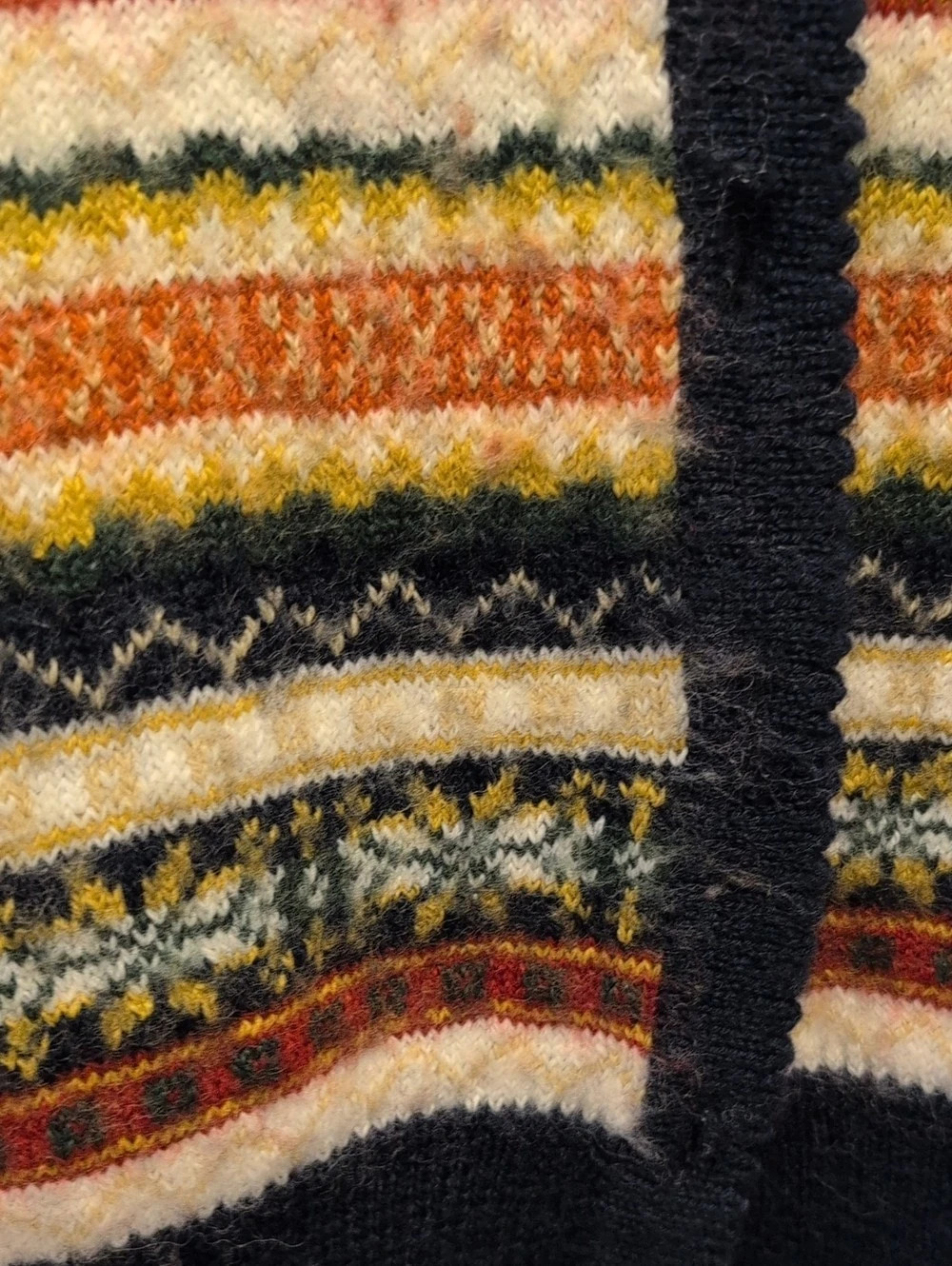 Fair Isle Pattern Cardigan - Picture 4 of 4